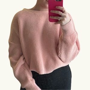 COZY PINK SWEATER